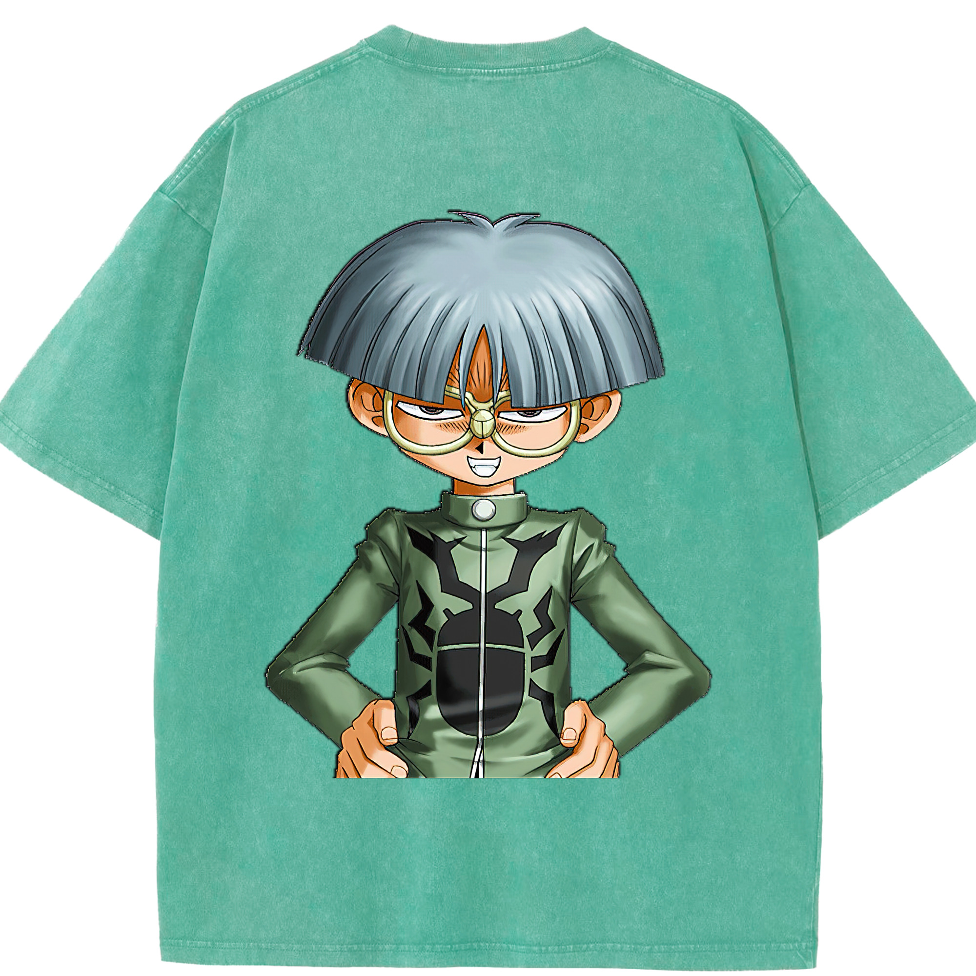（画像用） 遊☆戯☆王 Yu-Gi-Oh! 綿100% ヴィンテージ風 半袖Tシャツ（背面プリント）